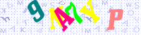 Blue Captcha Image