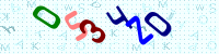 Blue Captcha Image