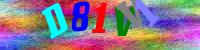 Blue Captcha Image