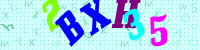 Blue Captcha Image