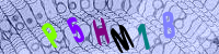 Blue Captcha Image