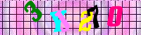 Blue Captcha Image