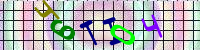 Blue Captcha Image