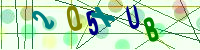 Blue Captcha Image