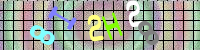 Blue Captcha Image