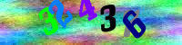 Blue Captcha Image