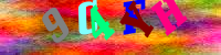 Blue Captcha Image