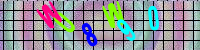 Blue Captcha Image
