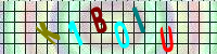 Blue Captcha Image