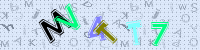 Blue Captcha Image