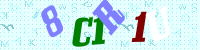 Blue Captcha Image
