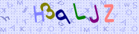 Blue Captcha Image
