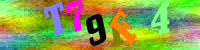 Blue Captcha Image