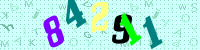 Blue Captcha Image