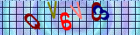 Blue Captcha Image