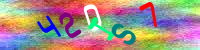 Blue Captcha Image