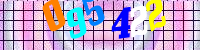 Blue Captcha Image