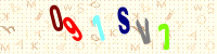 Blue Captcha Image