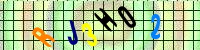 Blue Captcha Image