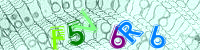 Blue Captcha Image