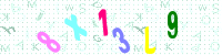 Blue Captcha Image