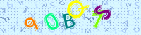 Blue Captcha Image