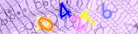 Blue Captcha Image