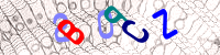 Blue Captcha Image