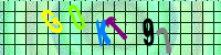 Blue Captcha Image