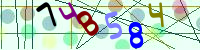 Blue Captcha Image