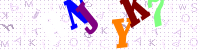 Blue Captcha Image