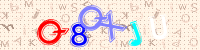Blue Captcha Image