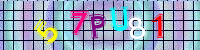 Blue Captcha Image