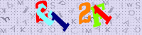 Blue Captcha Image