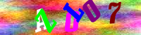 Blue Captcha Image