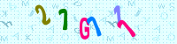 Blue Captcha Image