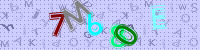 Blue Captcha Image