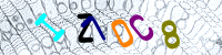 Blue Captcha Image