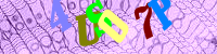 Blue Captcha Image