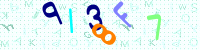 Blue Captcha Image