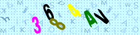 Blue Captcha Image
