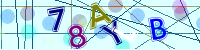Blue Captcha Image