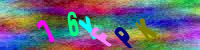 Blue Captcha Image