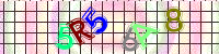 Blue Captcha Image