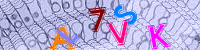 Blue Captcha Image