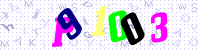 Blue Captcha Image