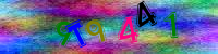 Blue Captcha Image