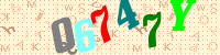 Blue Captcha Image