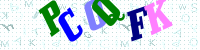 Blue Captcha Image