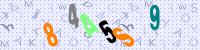 Blue Captcha Image